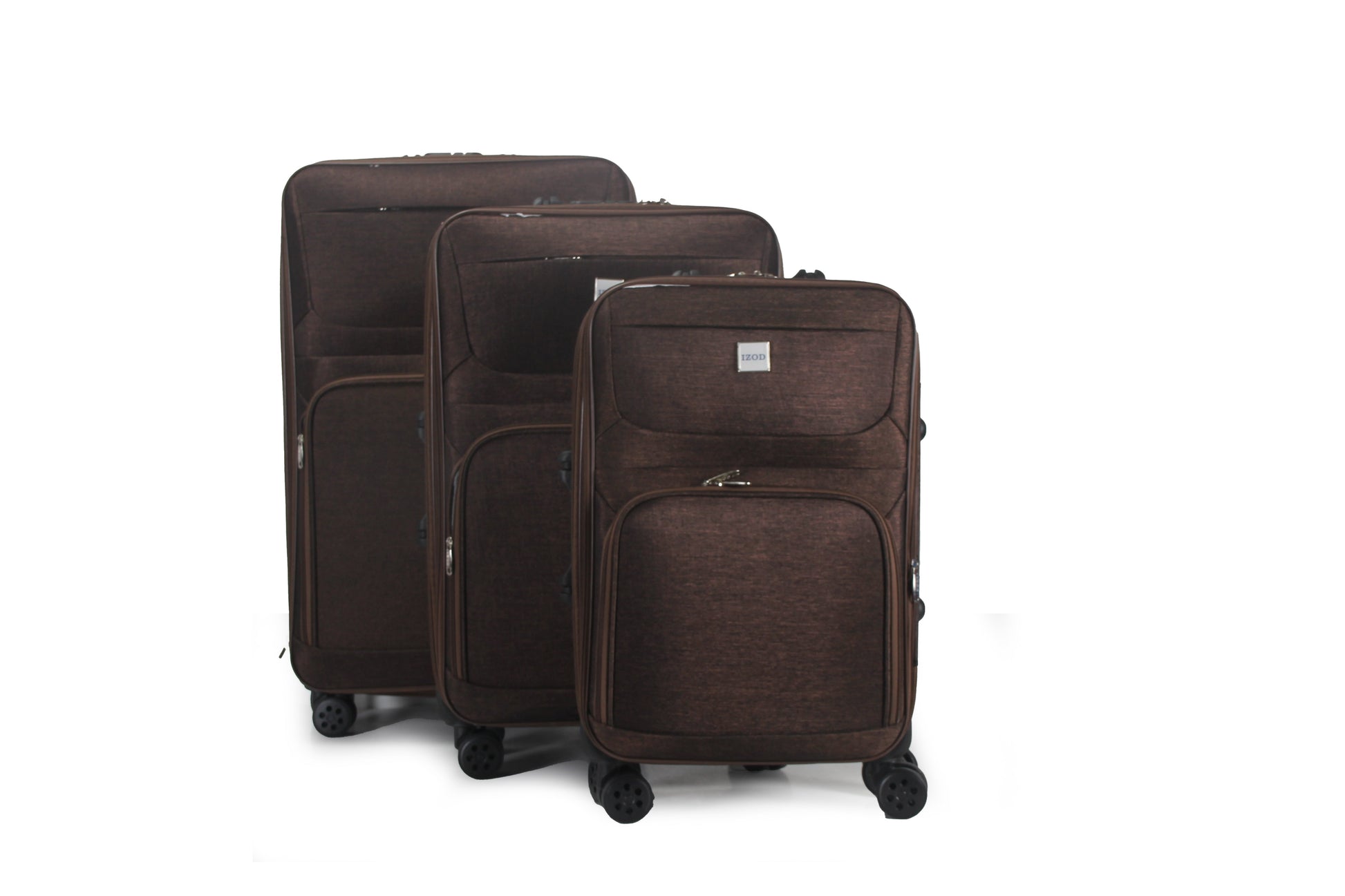 IZOD Zane Soft Shell Lightweight Expandable 3 Piece Luggage Set - Stiles Supply Co.