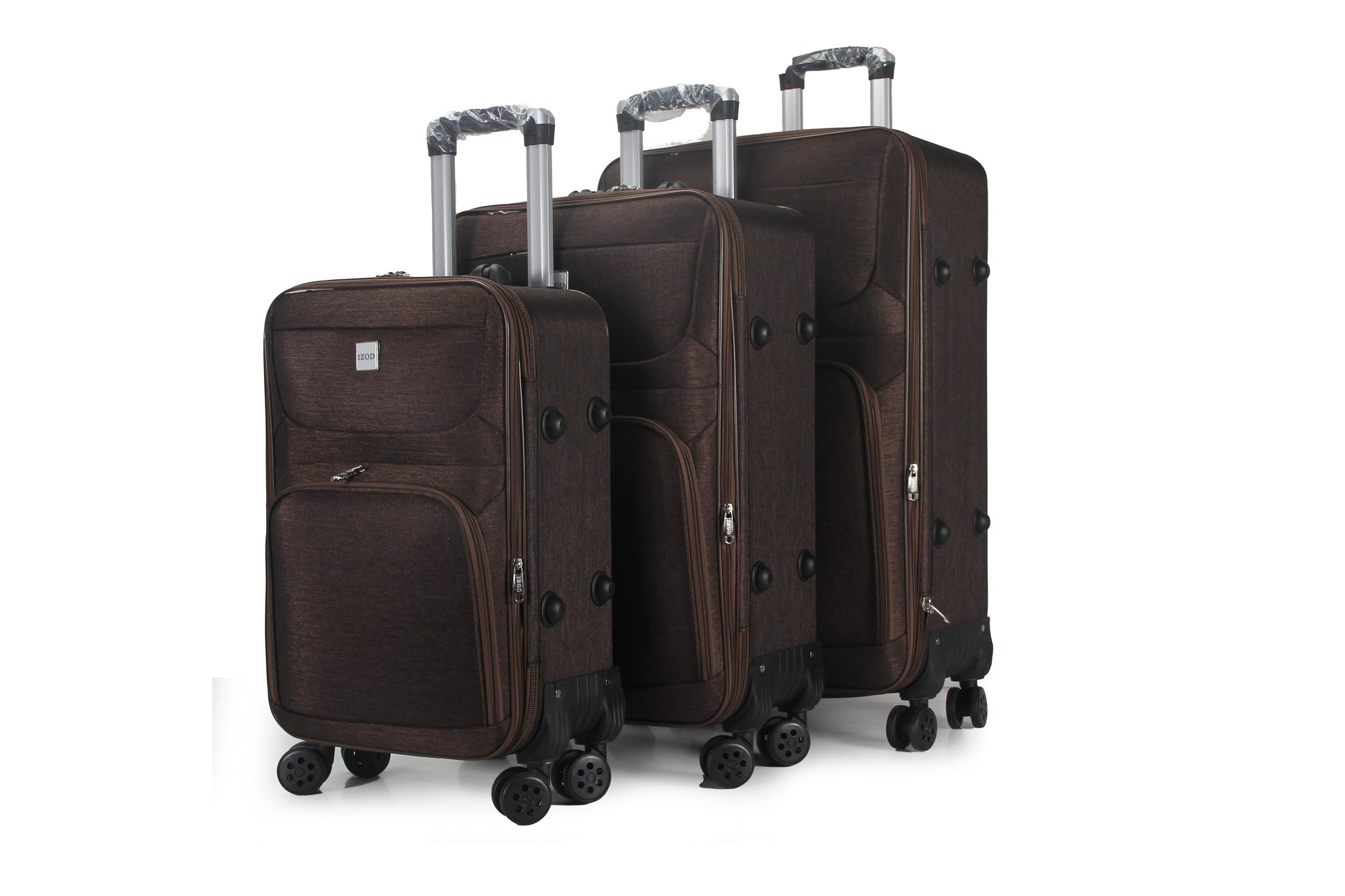 IZOD Zane Soft Shell Lightweight Expandable 3 Piece Luggage Set - Stiles Supply Co.