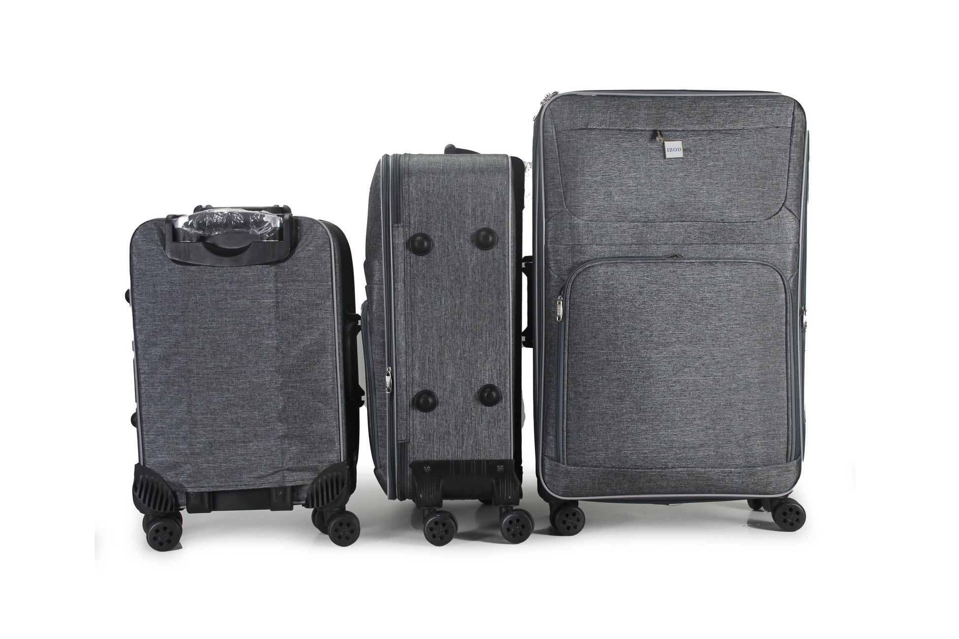IZOD Zane Soft Shell Lightweight Expandable 3 Piece Luggage Set - Stiles Supply Co.