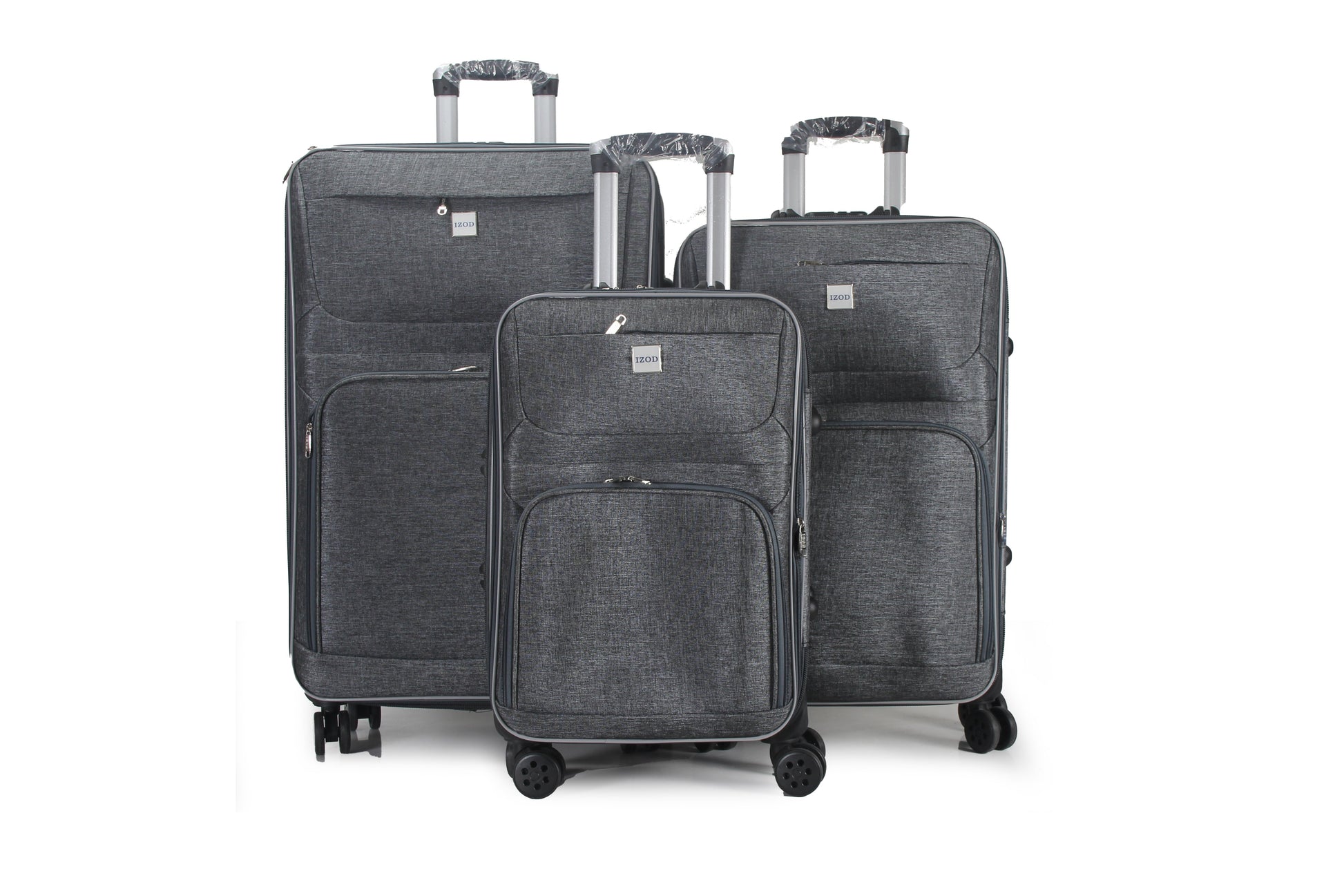 IZOD Zane Soft Shell Lightweight Expandable 3 Piece Luggage Set - Stiles Supply Co.