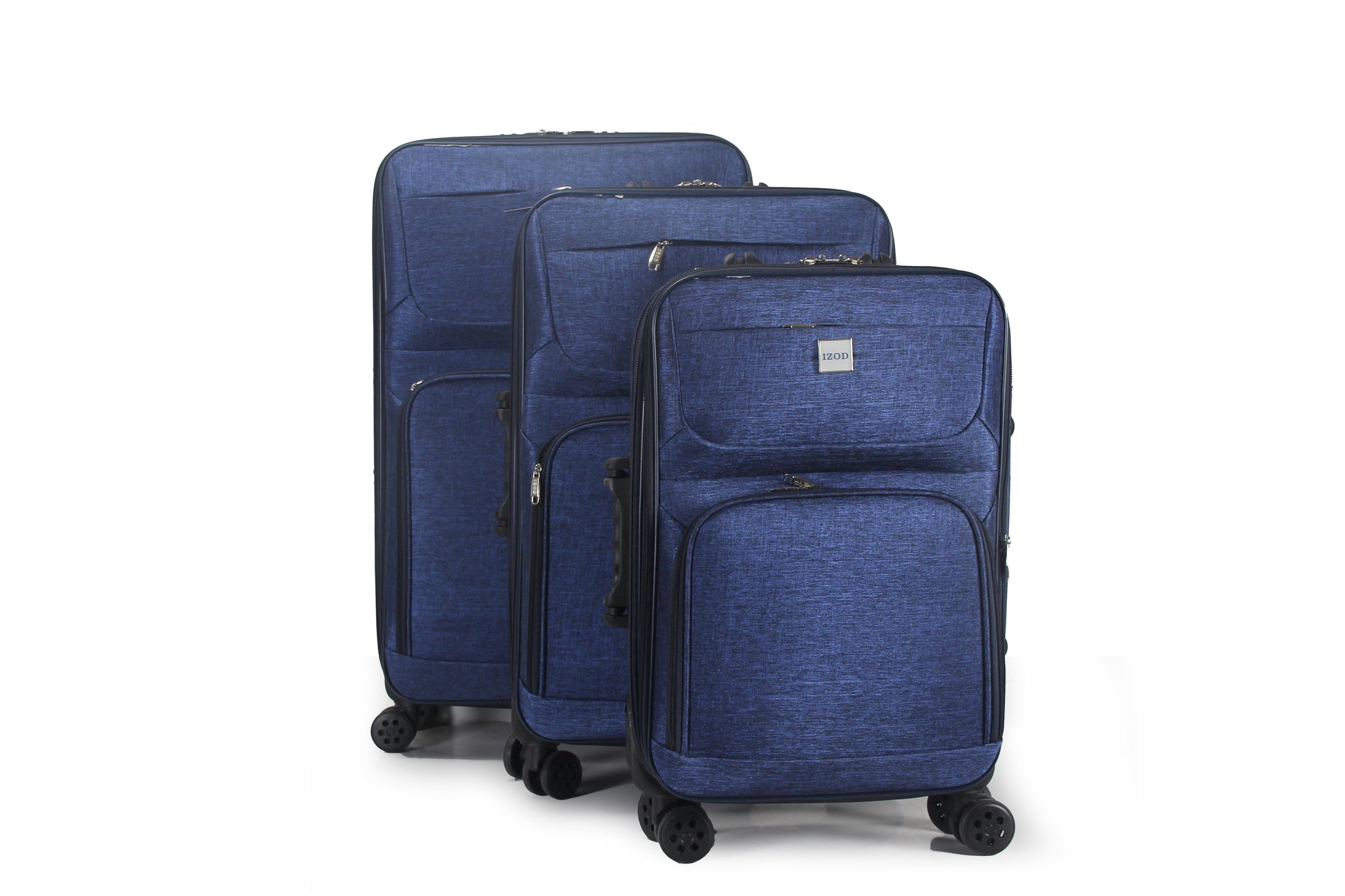 IZOD Zane Soft Shell Lightweight Expandable 3 Piece Luggage Set - Stiles Supply Co.