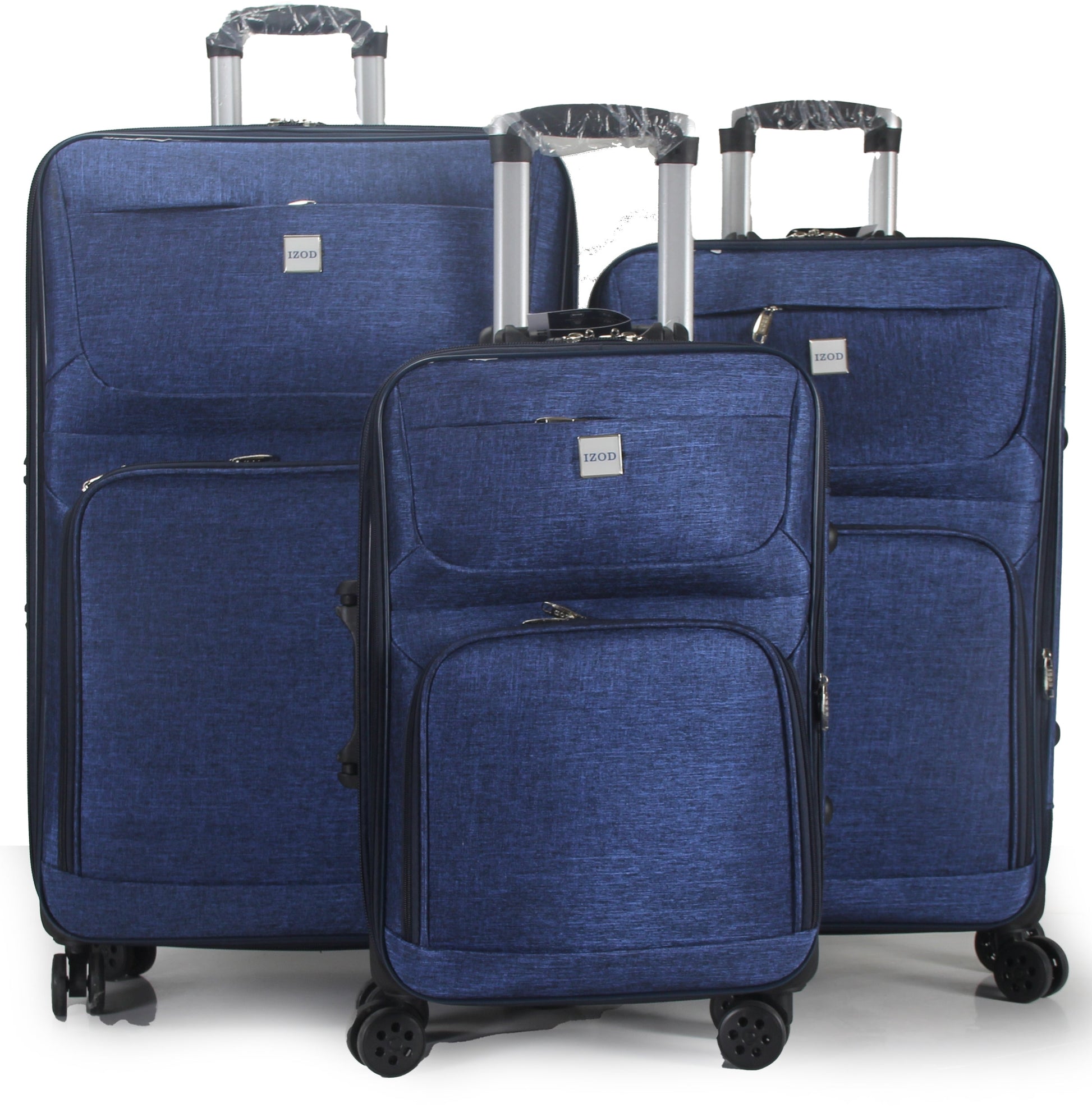 IZOD Zane Soft Shell Lightweight Expandable 3 Piece Luggage Set - Stiles Supply Co.