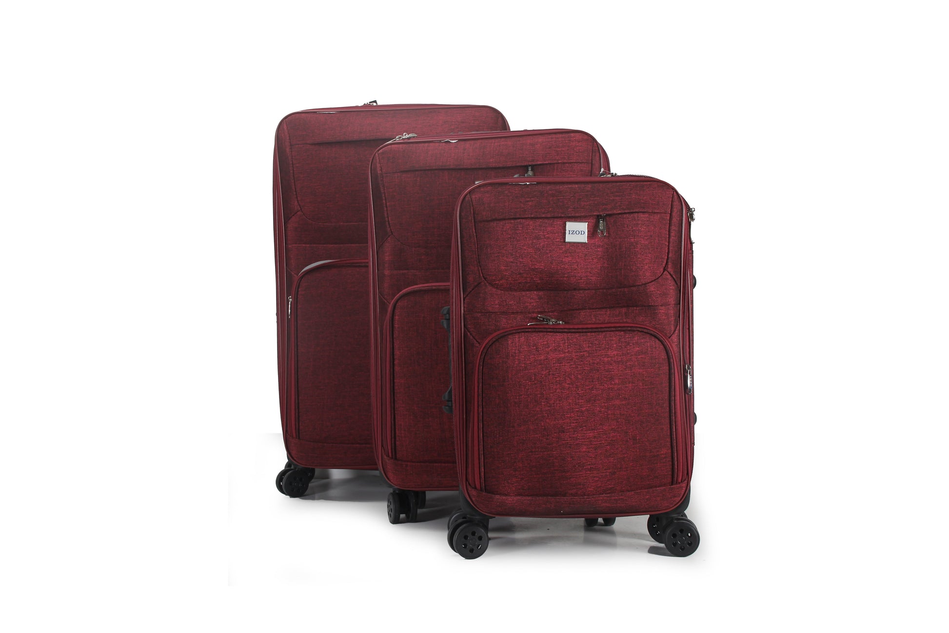 IZOD Zane Soft Shell Lightweight Expandable 3 Piece Luggage Set - Stiles Supply Co.