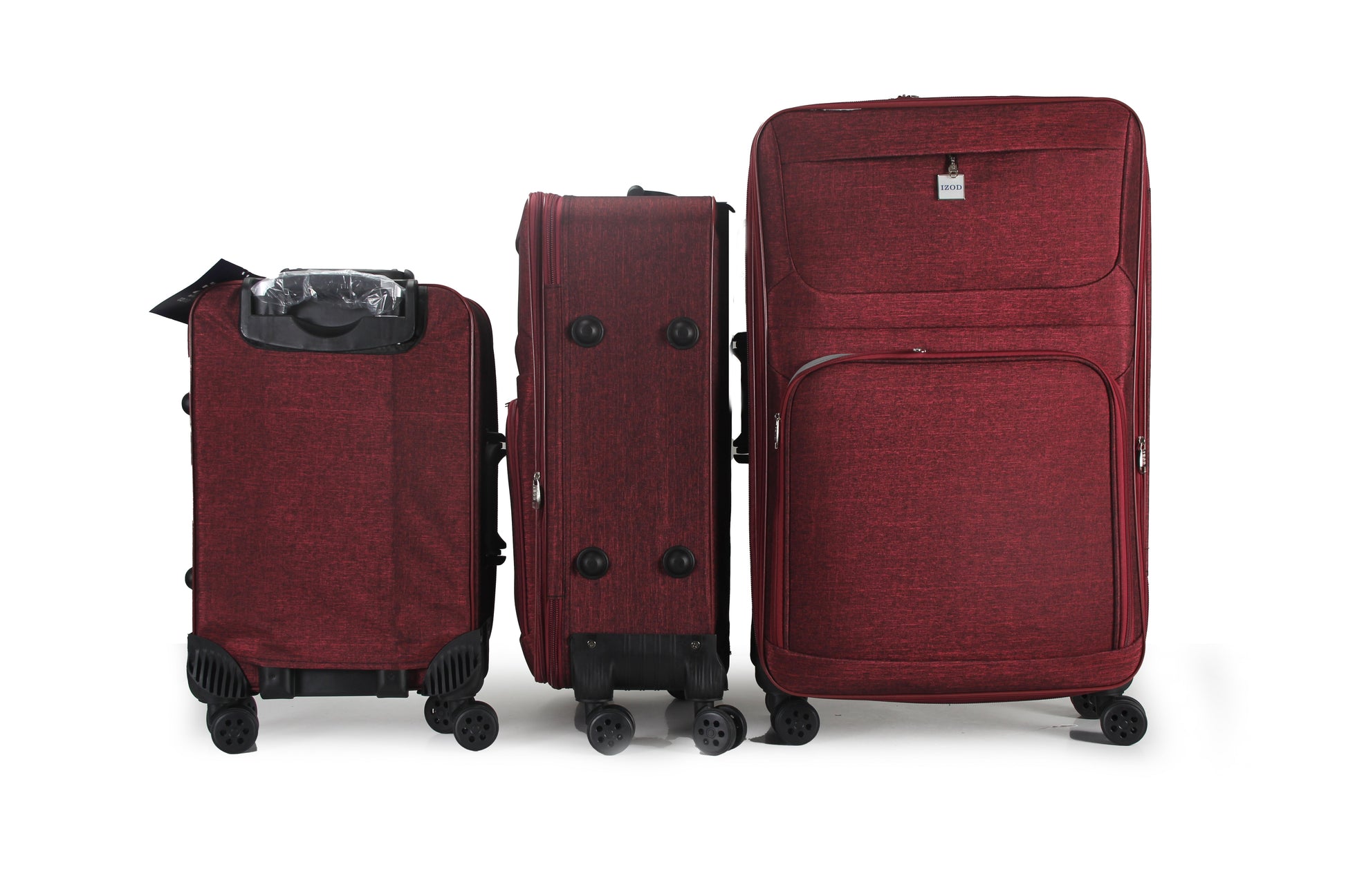 IZOD Zane Soft Shell Lightweight Expandable 3 Piece Luggage Set - Stiles Supply Co.