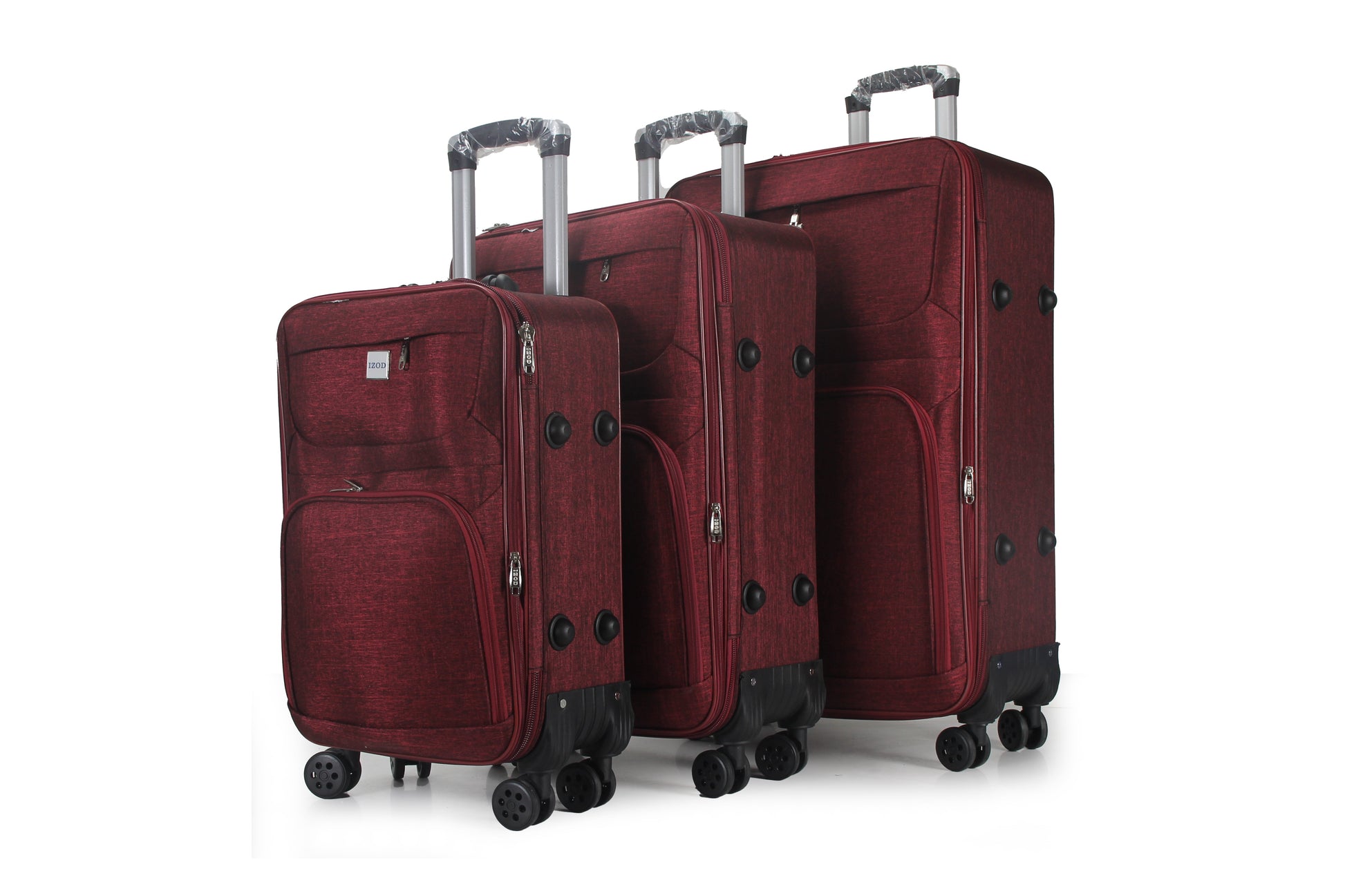 IZOD Zane Soft Shell Lightweight Expandable 3 Piece Luggage Set - Stiles Supply Co.