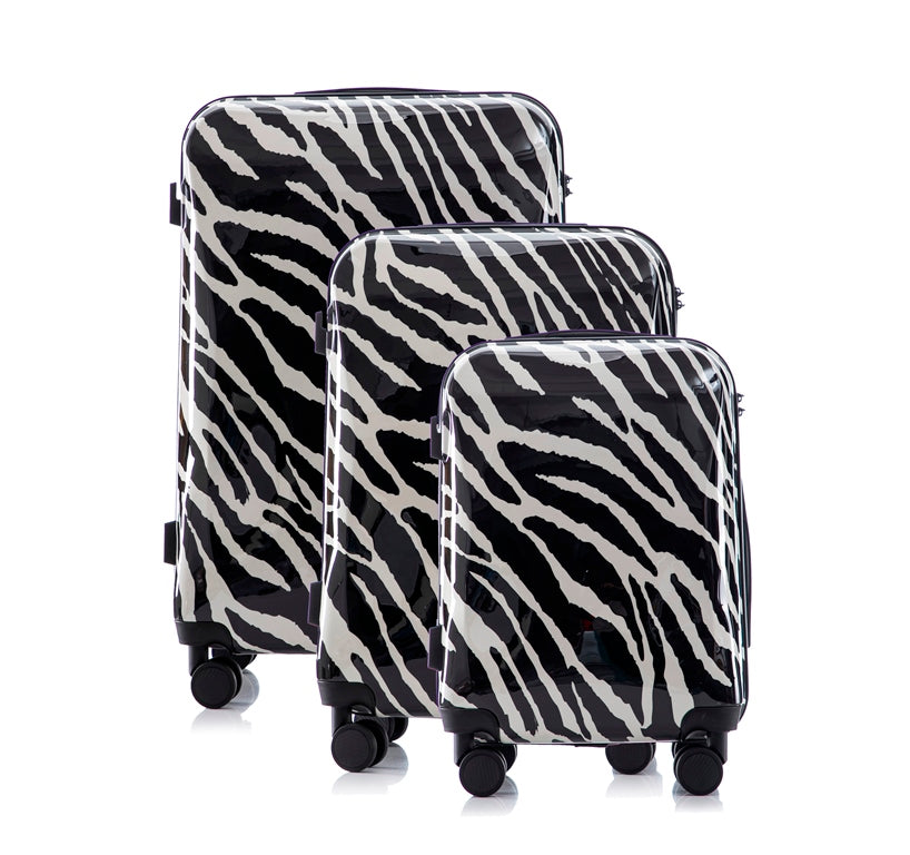 Mirage Zebra 3-Piece Luggage Set - Stiles Supply Co.