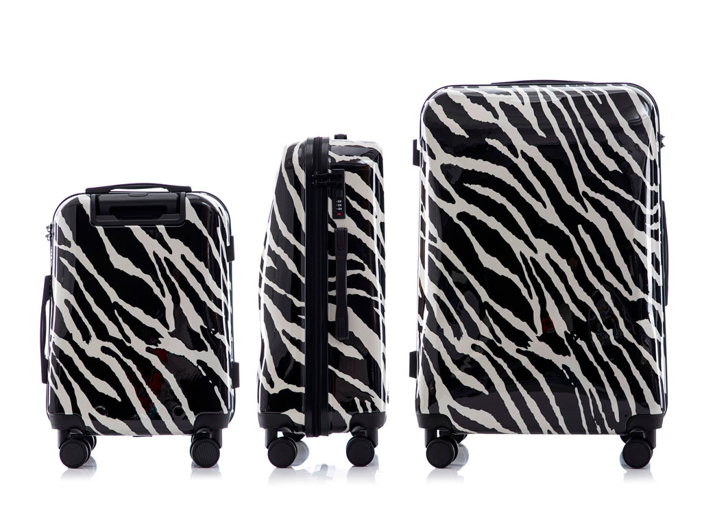 Mirage Zebra 3-Piece Luggage Set - Stiles Supply Co.