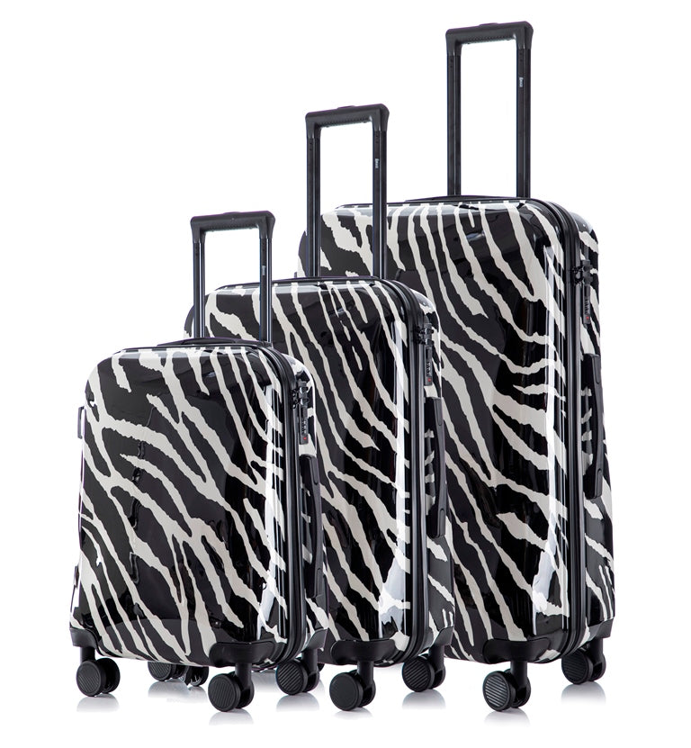 Mirage Graphic Hard Shell Lightweight 3-Piece Luggage Set - Stiles Supply Co.
