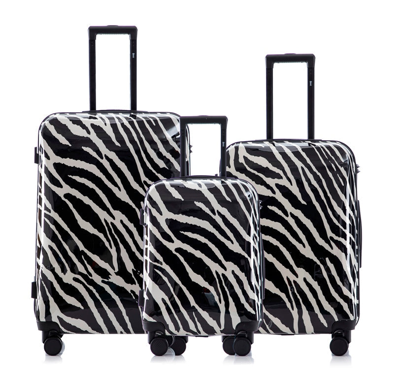 Mirage Zebra 3-Piece Luggage Set - Stiles Supply Co.