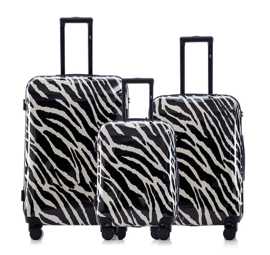 Mirage Zebra 3-Piece Luggage Set - Stiles Supply Co.