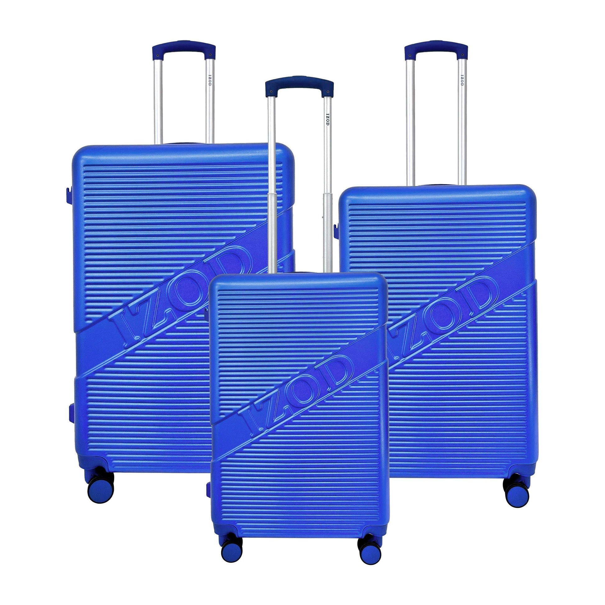 IZOD Harper Expandable ABS Hard shell Luggage 5 Piece Travel Set - Stiles Supply Co.