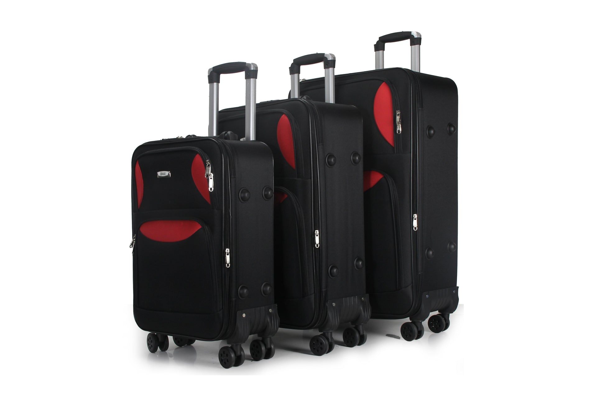 Mirage Zoe Soft Shell Lightweight Expandable 3 Piece Luggage Set - Stiles Supply Co.