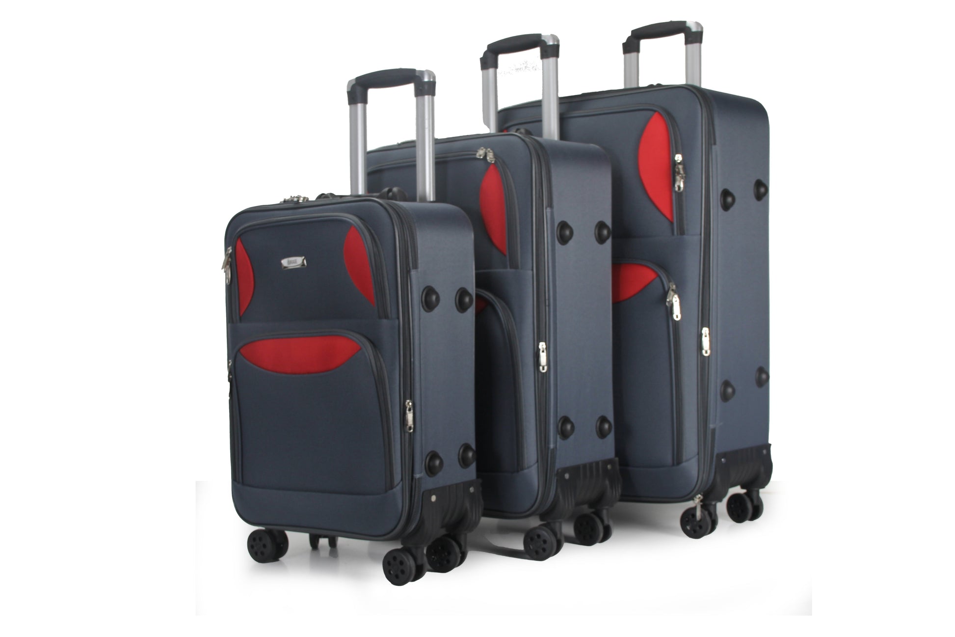 Mirage Zoe Soft Shell Lightweight Expandable 3 Piece Luggage Set - Stiles Supply Co.