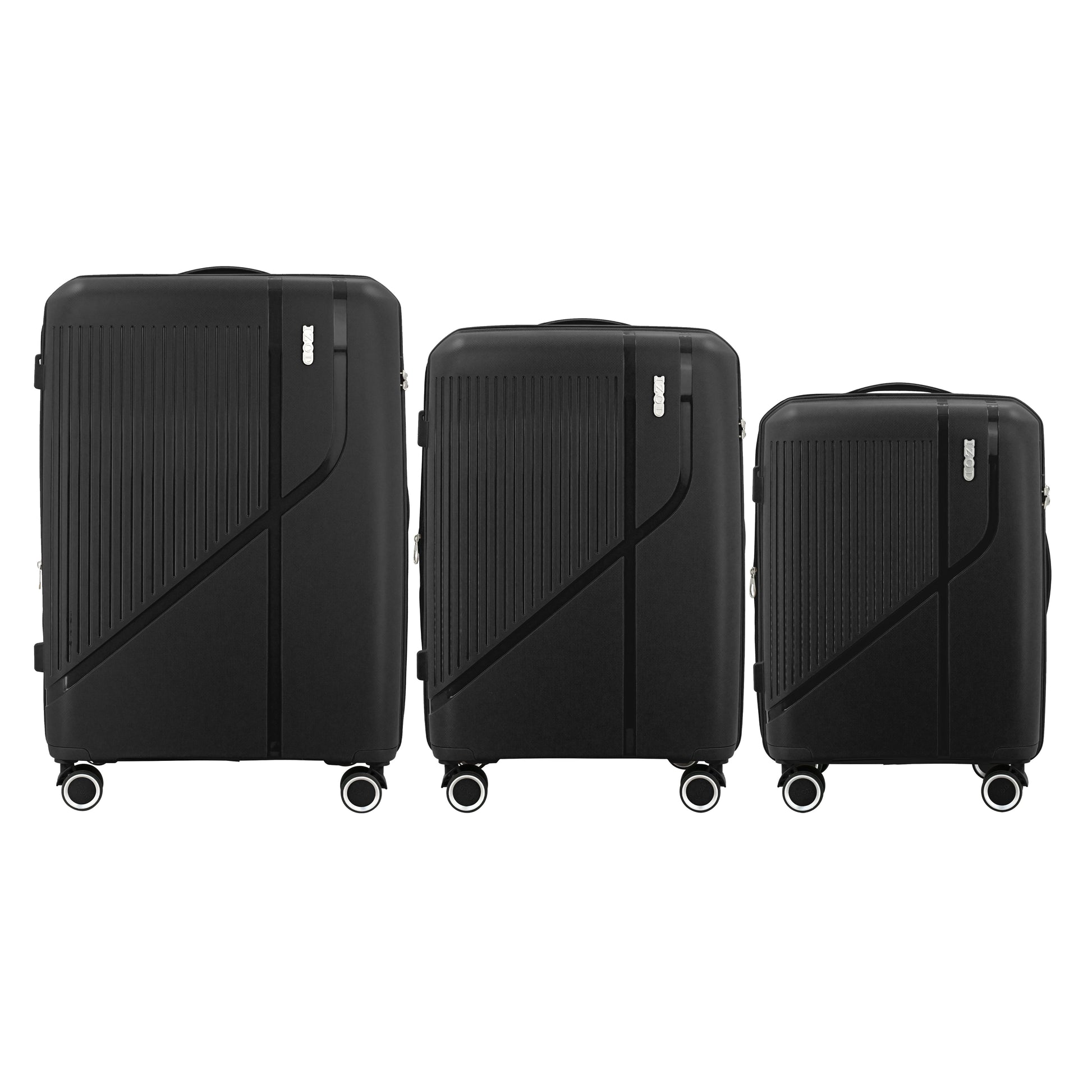 IZOD Zora Lightweight Hard Shell 3 Piece Luggage Set - Stiles Supply Co.