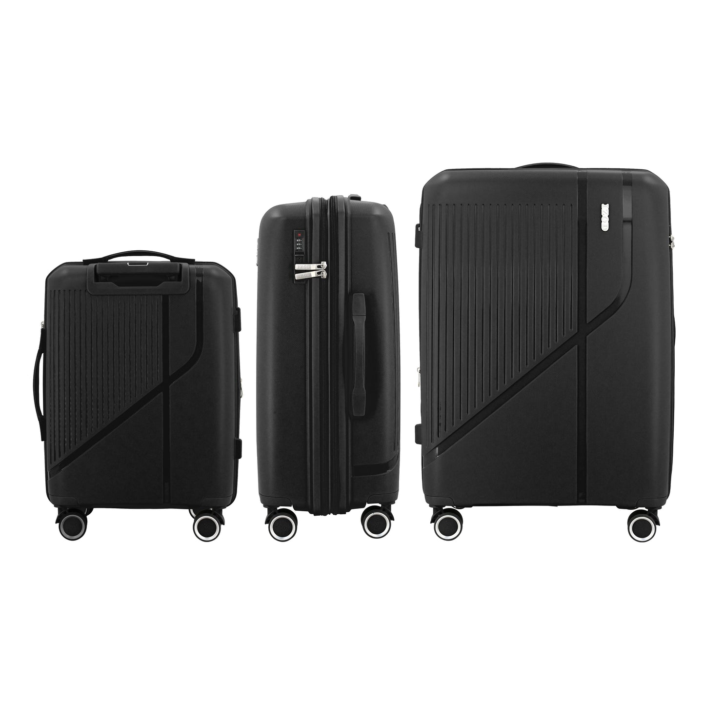 IZOD Zora Lightweight Hard Shell 3 Piece Luggage Set - Stiles Supply Co.