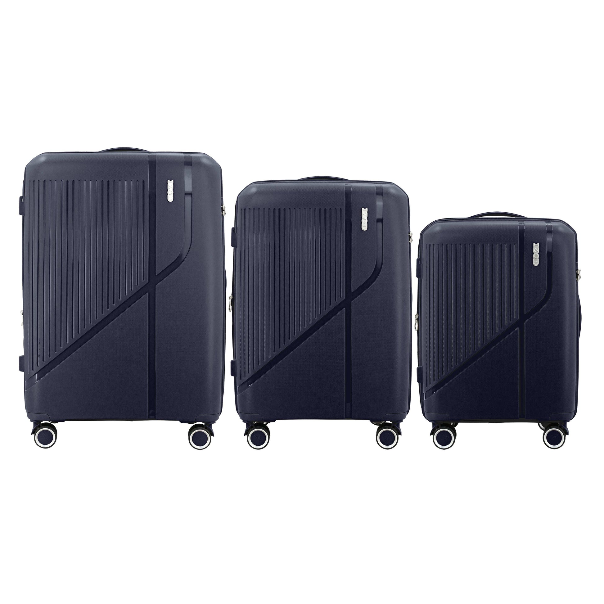IZOD Zora Lightweight Hard Shell 3 Piece Luggage Set - Stiles Supply Co.