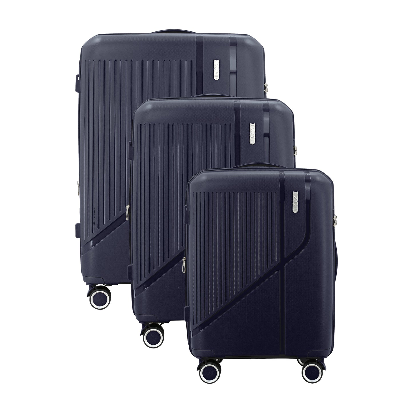 IZOD Zora Lightweight Hard Shell 3 Piece Luggage Set - Stiles Supply Co.