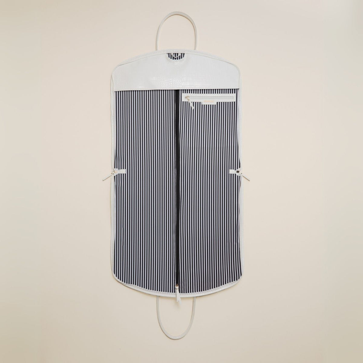 Hudson + Bleecker Bon Voyage Garment Bag - White Crocodile