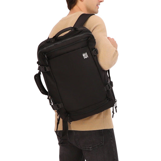 Ridge Collection Cruiser Travel Backpack, Black - Stiles Supply Co.