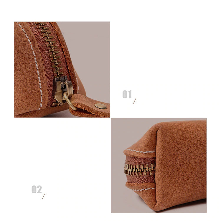 Steel Horse Leather The Paavo Leather Pen Case | Makeup Pouch - Stiles Supply Co.
