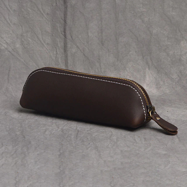 Steel Horse Leather The Paavo Leather Pen Case | Makeup Pouch - Stiles Supply Co.