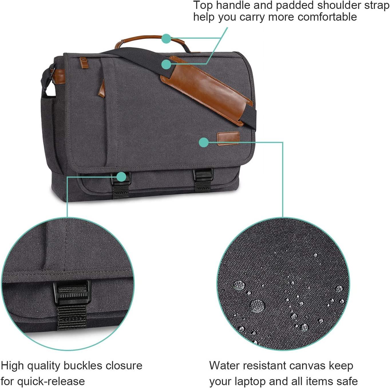 FR Fashion Co. 18.5" Canvas Laptop Messenger Bag