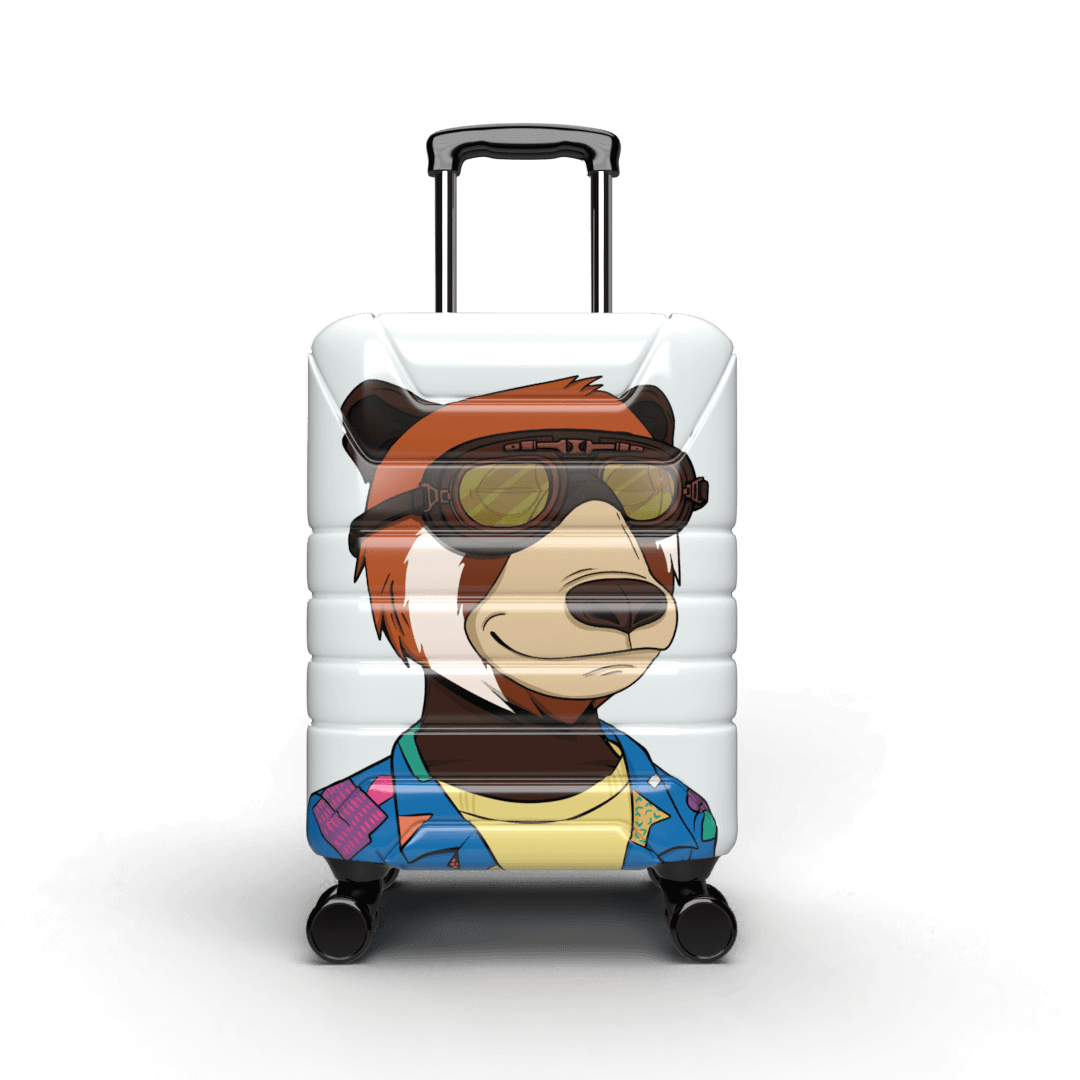 Stiles Supply Co. X Bugatti Vacation Bear Carry On Luggage - Stiles Supply Co.