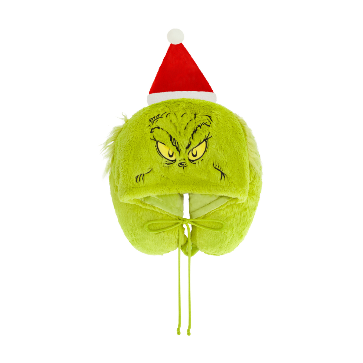 Grinch Santa Hat Hoodie Neck Pillow - Stiles Supply Co.
