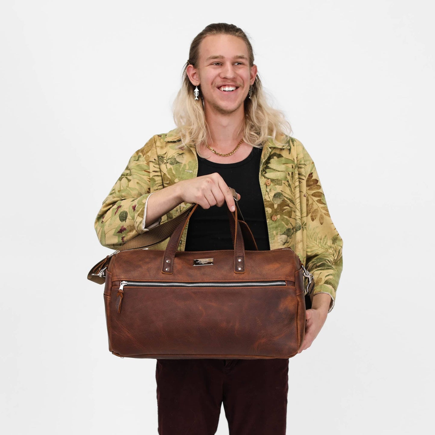 Lifetime Leather Co. Luxury Leather Duffel Bag - Stiles Supply Co.