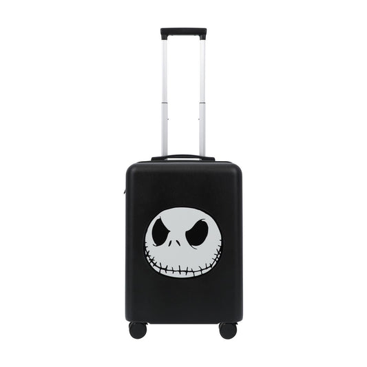 Jack Skellington Face 22.5" Black Carry-On Suitcase Luggage - Stiles Supply Co.