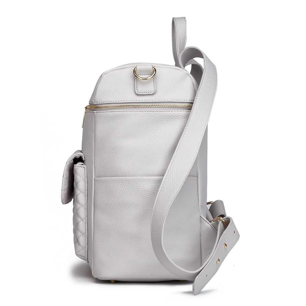 Luli Bebe Signature Diaper Bag Stone Grey