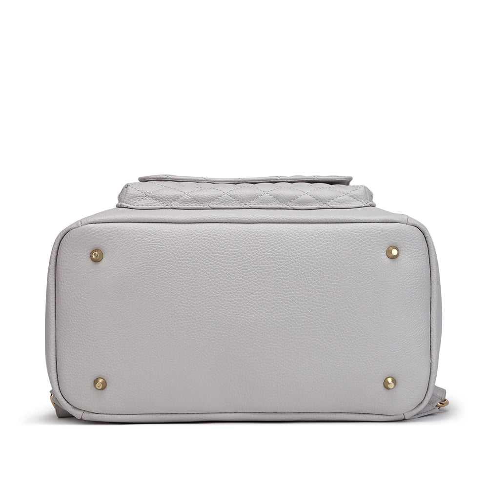 Luli Bebe Signature Diaper Bag Stone Grey