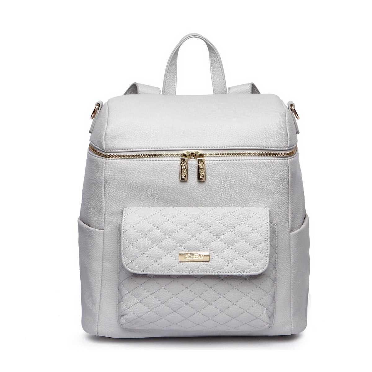 Luli Bebe Signature Diaper Bag Stone Grey