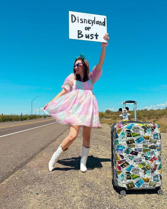 Disney Stamps ABS Hard-sided Spinner 30" Luggage - Stiles Supply Co.