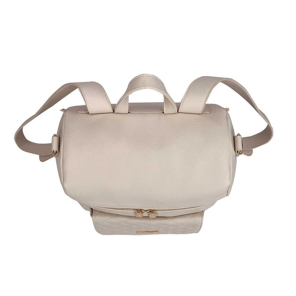 Luli Bebe Signature Diaper Bag Pearl White