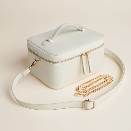 Hudson + Bleecker Jetsetter Train Case - Lagoon Blue