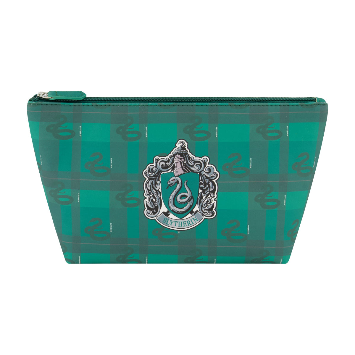 Harry Potter Slytherin Green Plaid Cosmetic Bag - Stiles Supply Co.