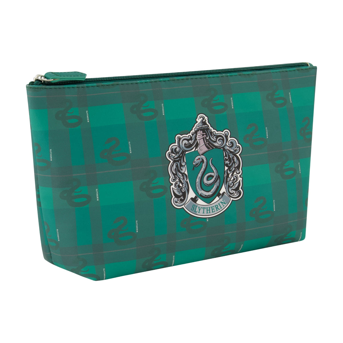 Harry Potter Slytherin Green Plaid Cosmetic Bag - Stiles Supply Co.