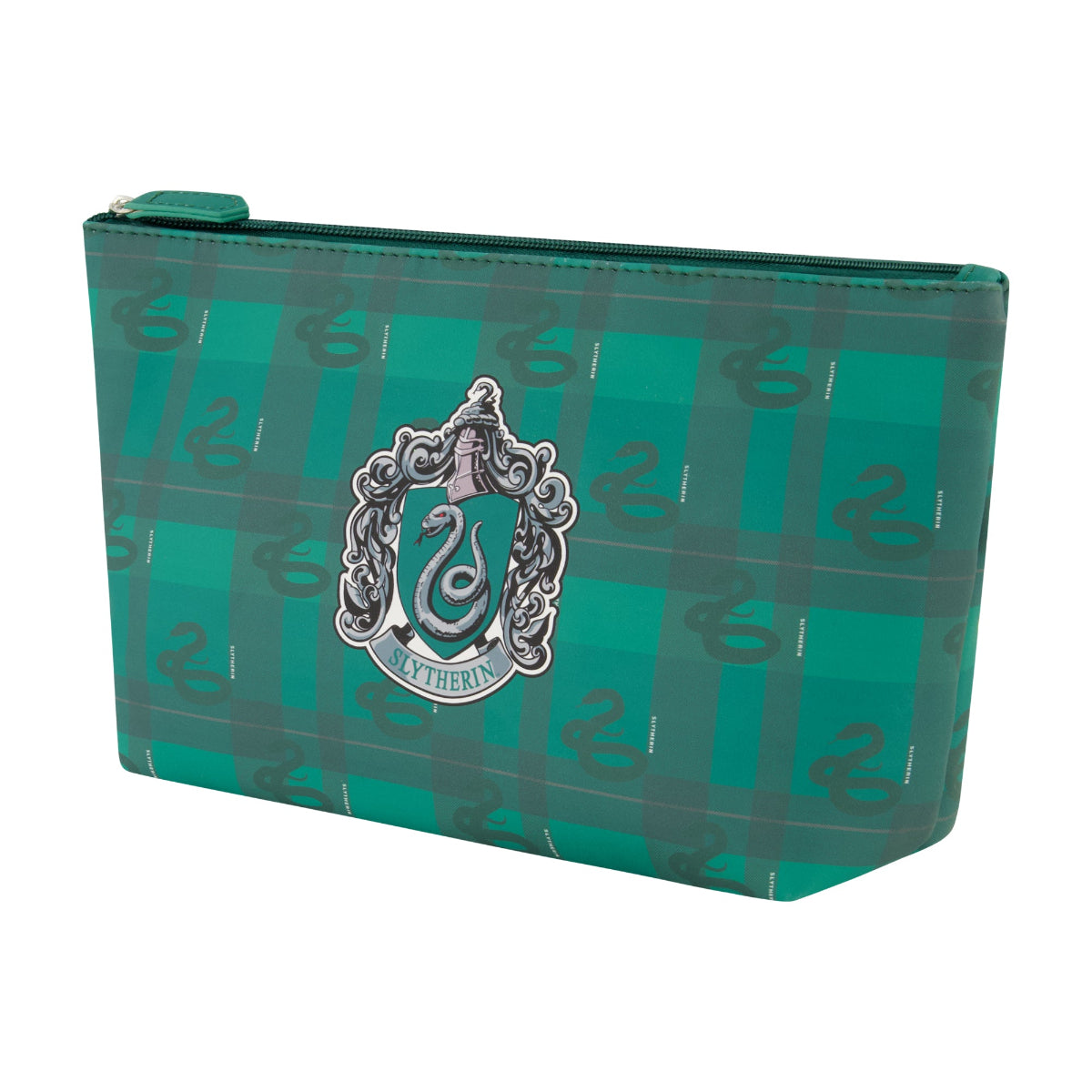 Harry Potter Slytherin Green Plaid Cosmetic Bag - Stiles Supply Co.