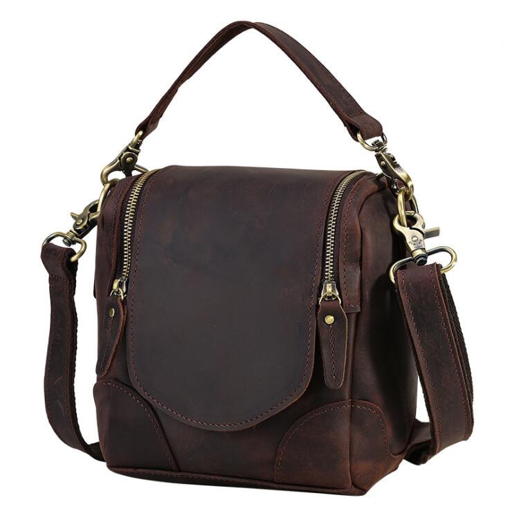 Steel Horse Leather The Calista Small Leather Camera Bag - Stiles Supply Co.