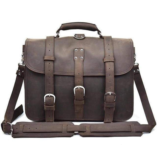 Steel Horse Leather The Gustav Messenger Bag - Stiles Supply Co.