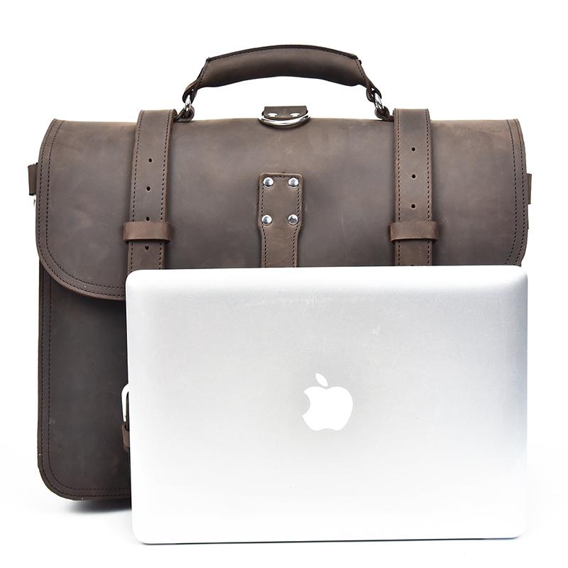 Steel Horse Leather The Gustav Messenger Bag - Stiles Supply Co.