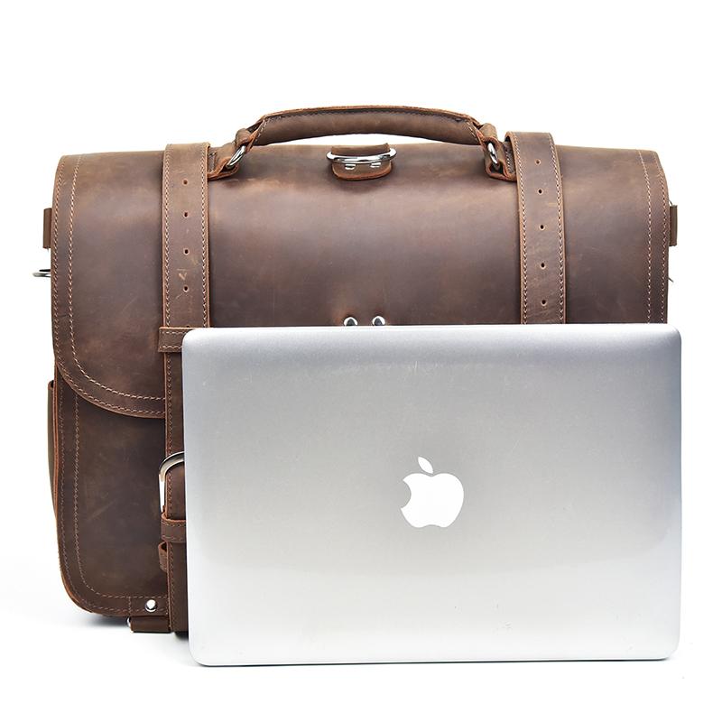 Steel Horse Leather The Gustav Messenger Bag - Stiles Supply Co.