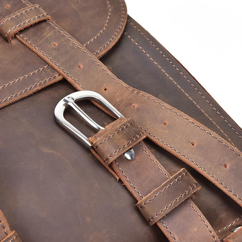 Steel Horse Leather The Gustav Messenger Bag - Stiles Supply Co.