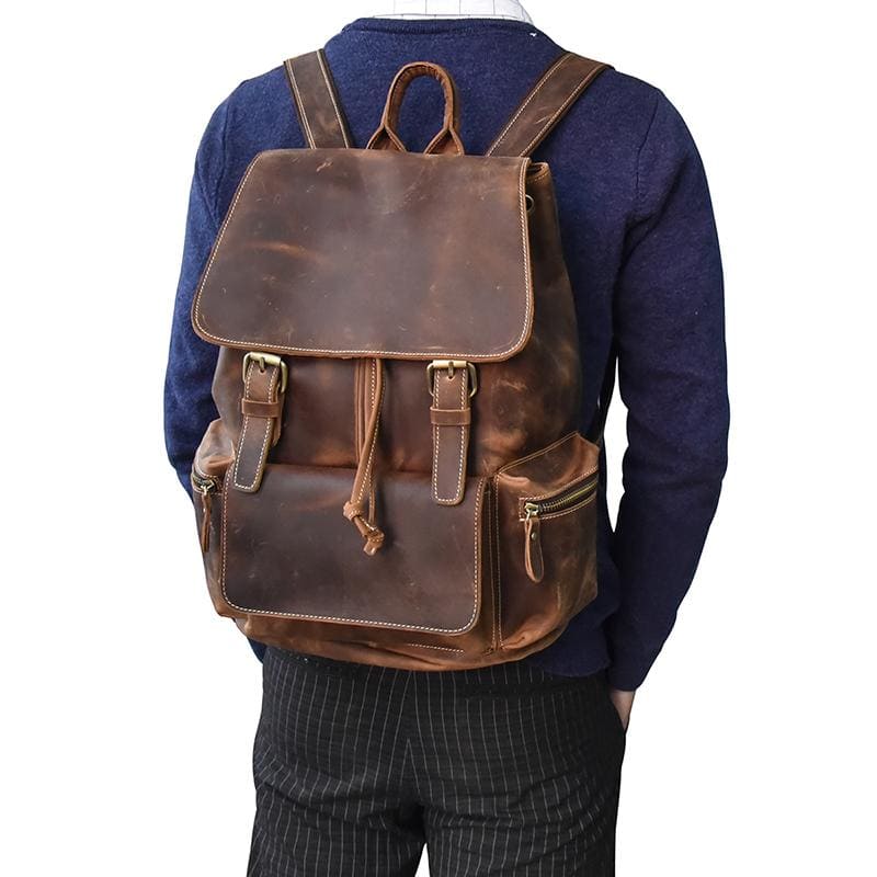 Steel Horse Leather The Hagen Backpack - Stiles Supply Co.