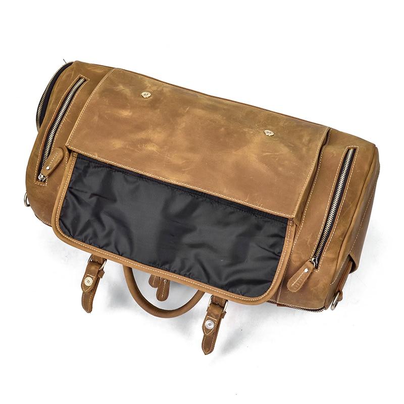 Steel Horse Leather The Bard Weekender Leather Duffle Bag - Stiles Supply Co.