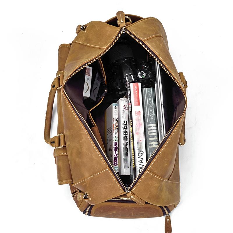Steel Horse Leather The Bard Weekender Leather Duffle Bag - Stiles Supply Co.