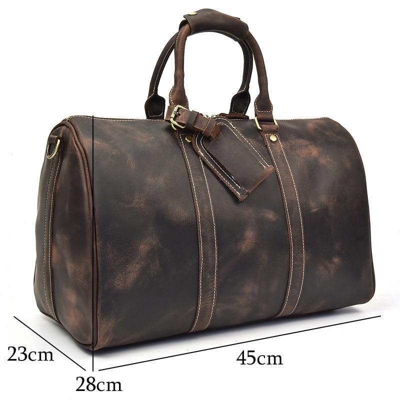Steel Horse Leather The Brandt Small Weekender - Stiles Supply Co.