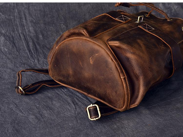 Steel Horse Leather The Olaf Rucksack - Stiles Supply Co.