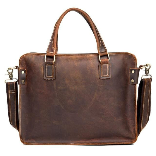Steel Horse Leather The Viggo Briefcase - Stiles Supply Co.